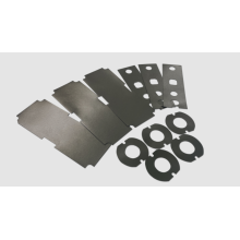 Flame retardant iron-based alloy absorbing patch